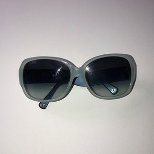 Light blue Coach Sun glasses